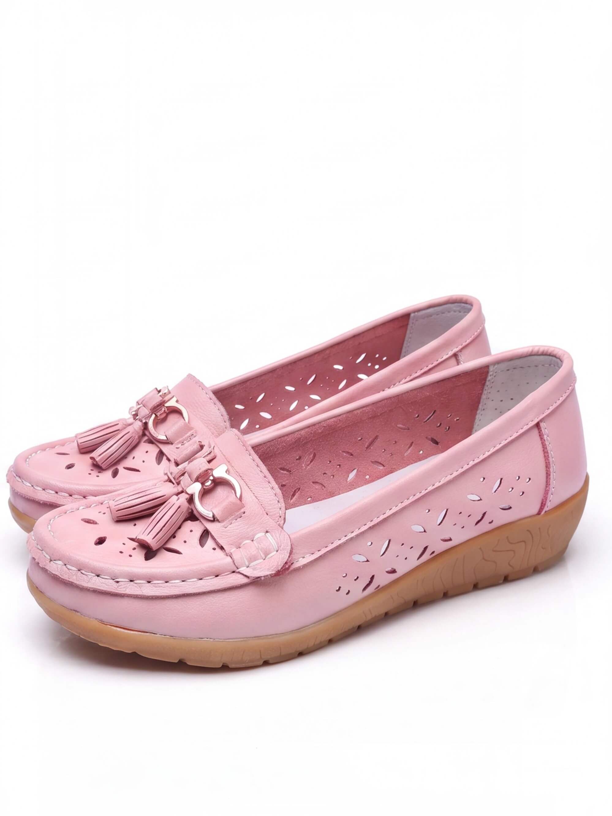 Women’s Perforated Tassel Comfort Loafers