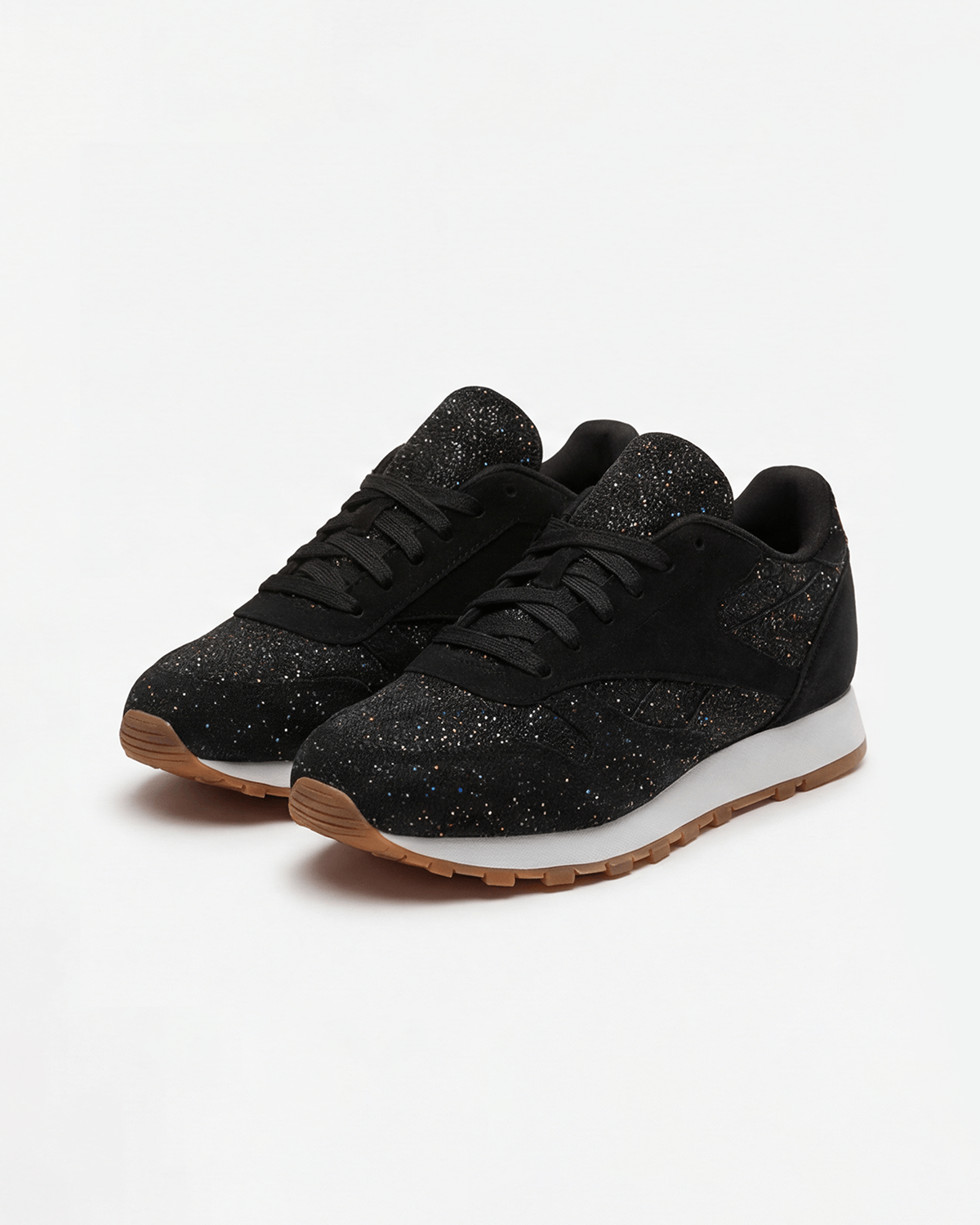 Women’s Glitter Low-Top Lace-Up Sneakers