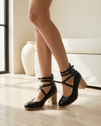 Women’s Triple-Strap Block Heel Pumps
