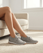 Women’s Knit Lace-Up Casual Sneakers