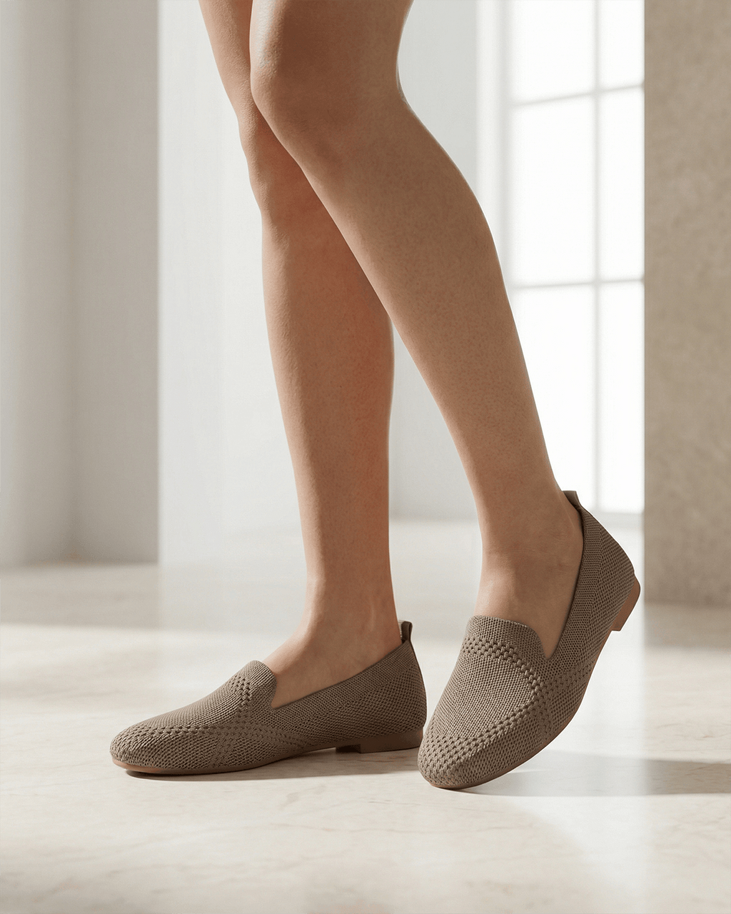 Women’s Knit Slip-On Loafer Flats