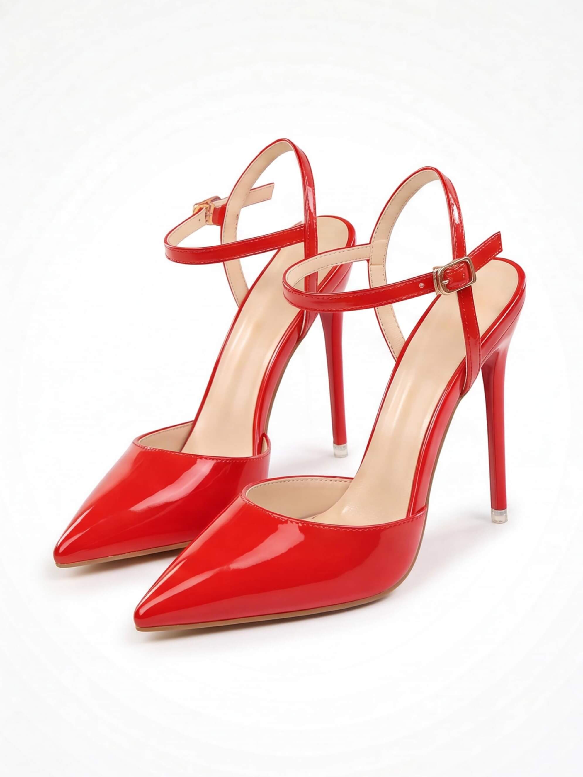 Women’s Pointed-Toe Ankle-Strap Stiletto Heels