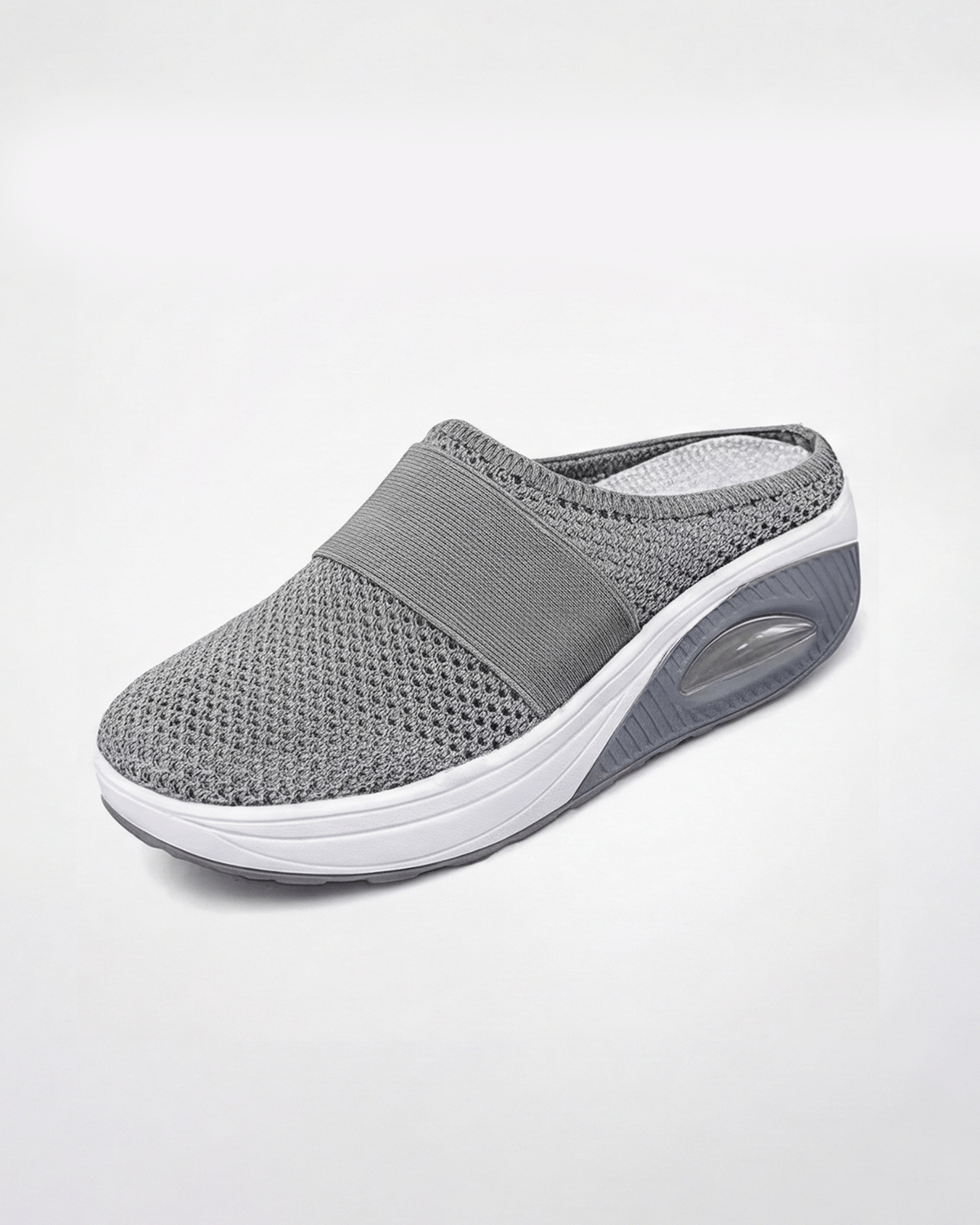 Women’s Stretch Strap Knit Slip-On Mule Sneakers