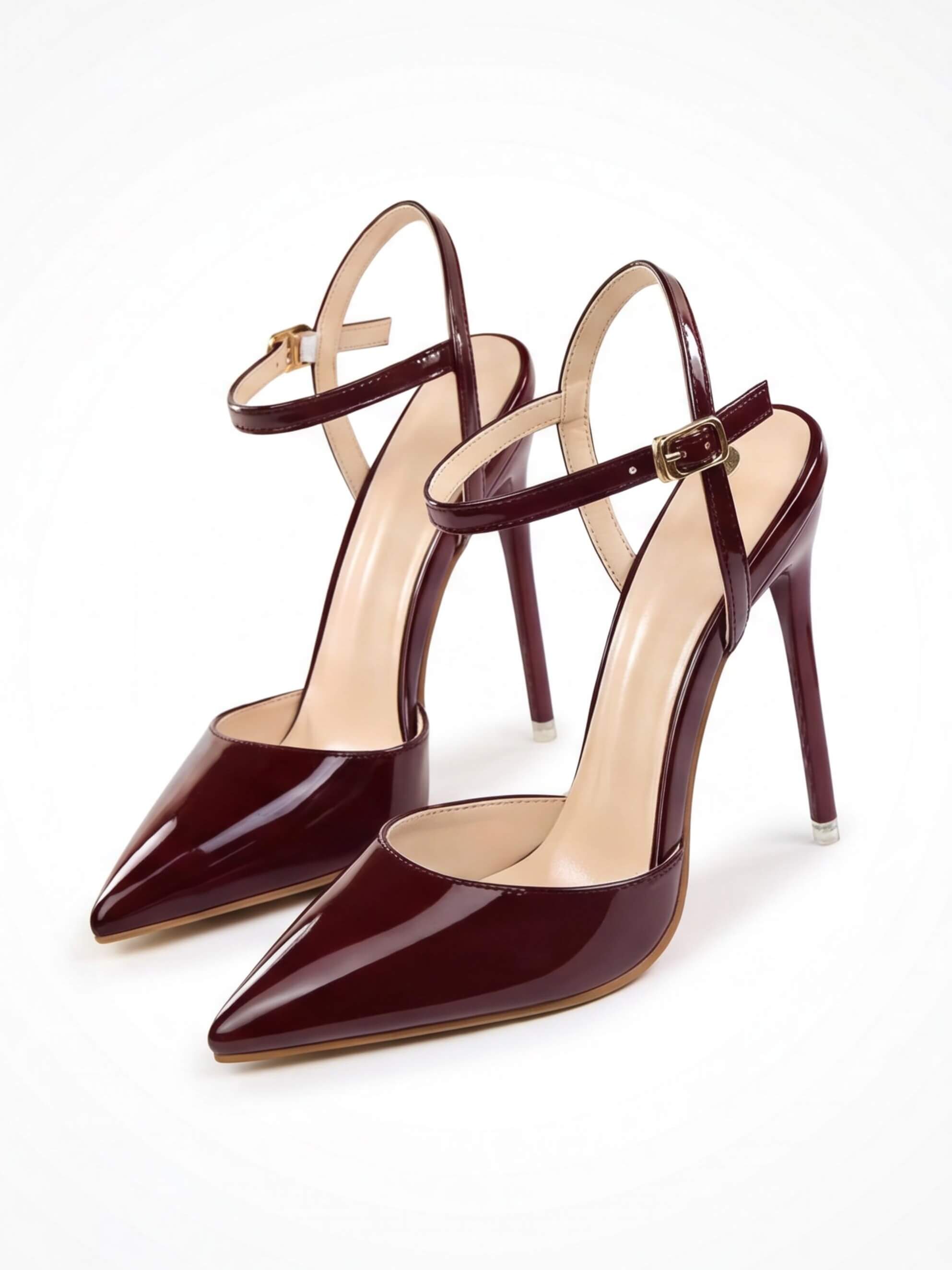 Women’s Pointed-Toe Ankle-Strap Stiletto Heels