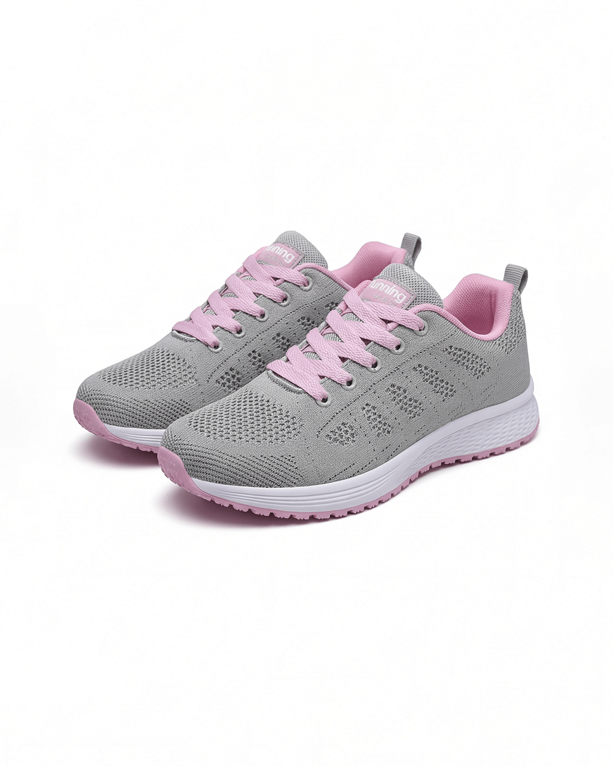 Women’s Knit Lace-Up Running Sneakers