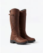 Women’s Waterproof Knee-High Buckle Boots with Lug Sole