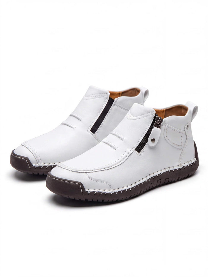 Women’s Side-Zip Stitched Ankle Boots