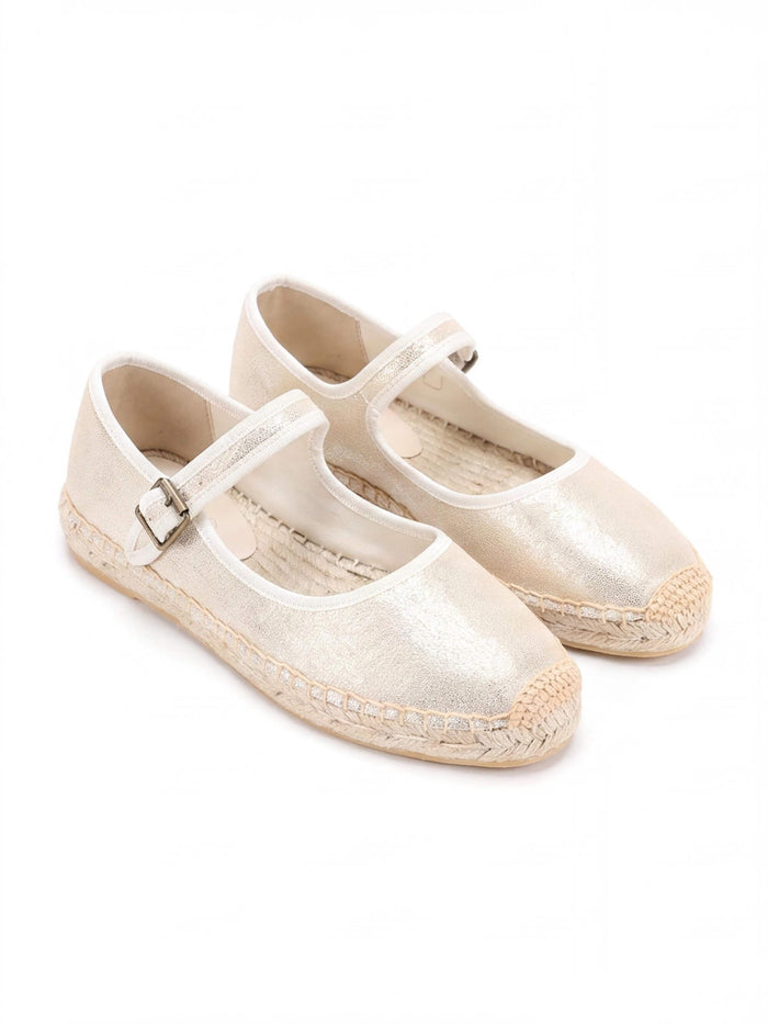 Women’s Espadrille-Inspired Mary Jane Flats