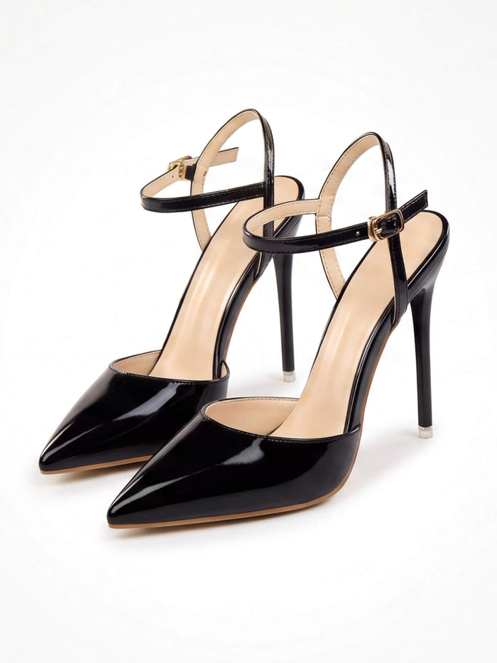 Women’s Pointed-Toe Ankle-Strap Stiletto Heels