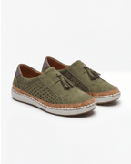 Women’s Tassel Slip-On Platform Sneakers