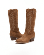 Women’s Embroidered Western Knee-High Boots