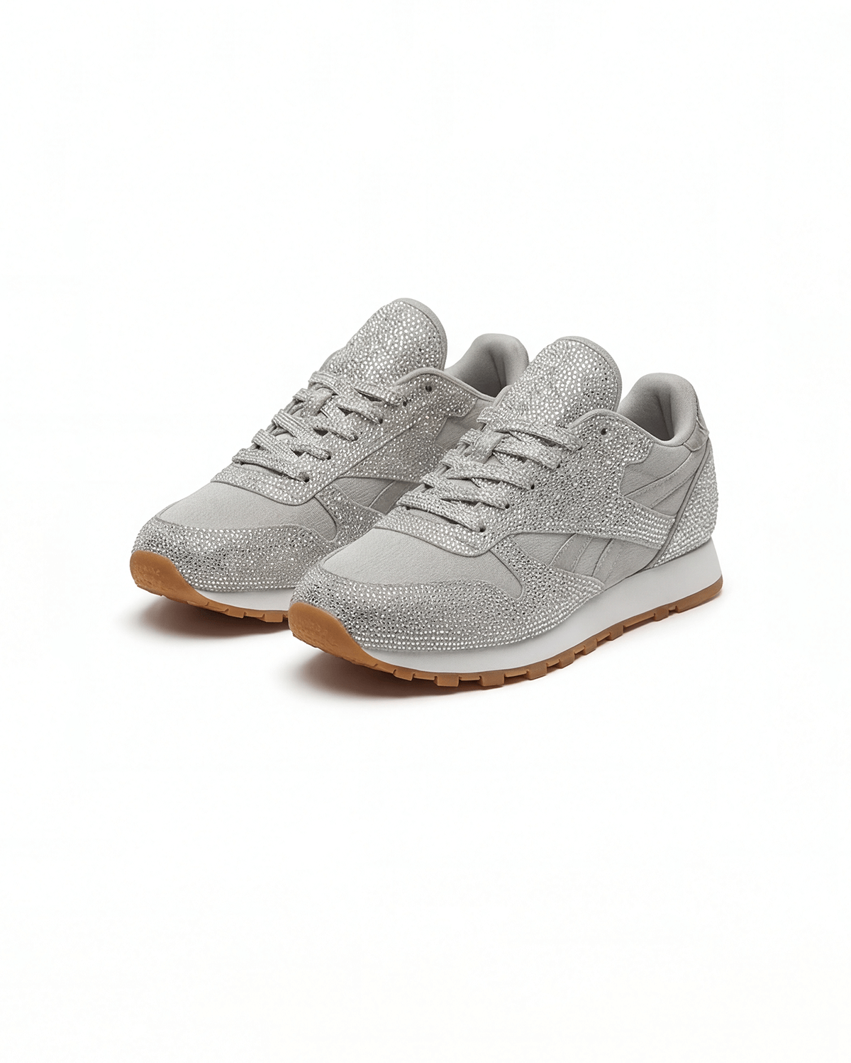 Women’s Glitter Low-Top Lace-Up Sneakers