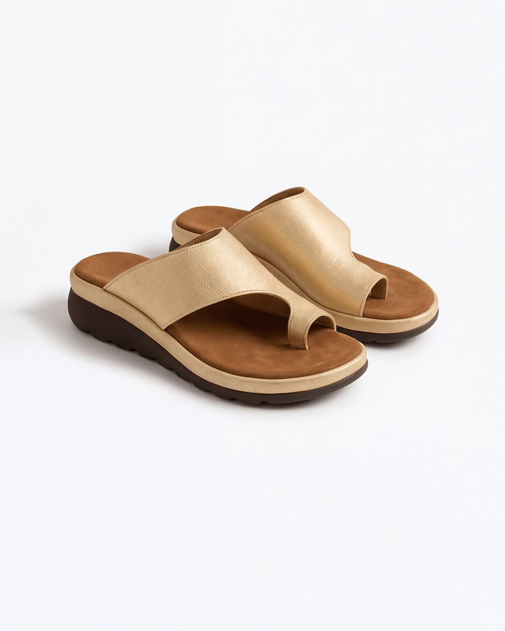 Women’s Toe-Loop Platform Slide Sandals