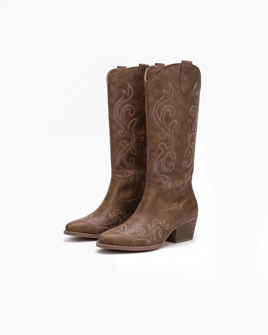 Women’s Western Stitch Knee-High Heeled Boots