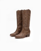 Women’s Western Stitch Knee-High Heeled Boots