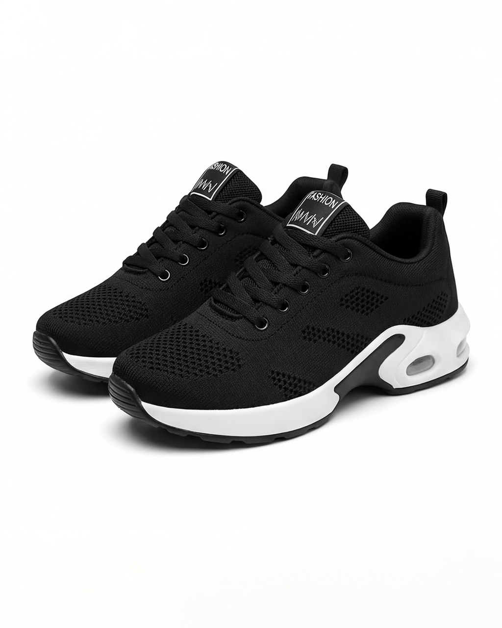 Women’s Knit Lace-Up Fashion Sneakers