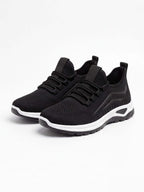 Women’s Knit Lace-Up Low-Top Sneakers
