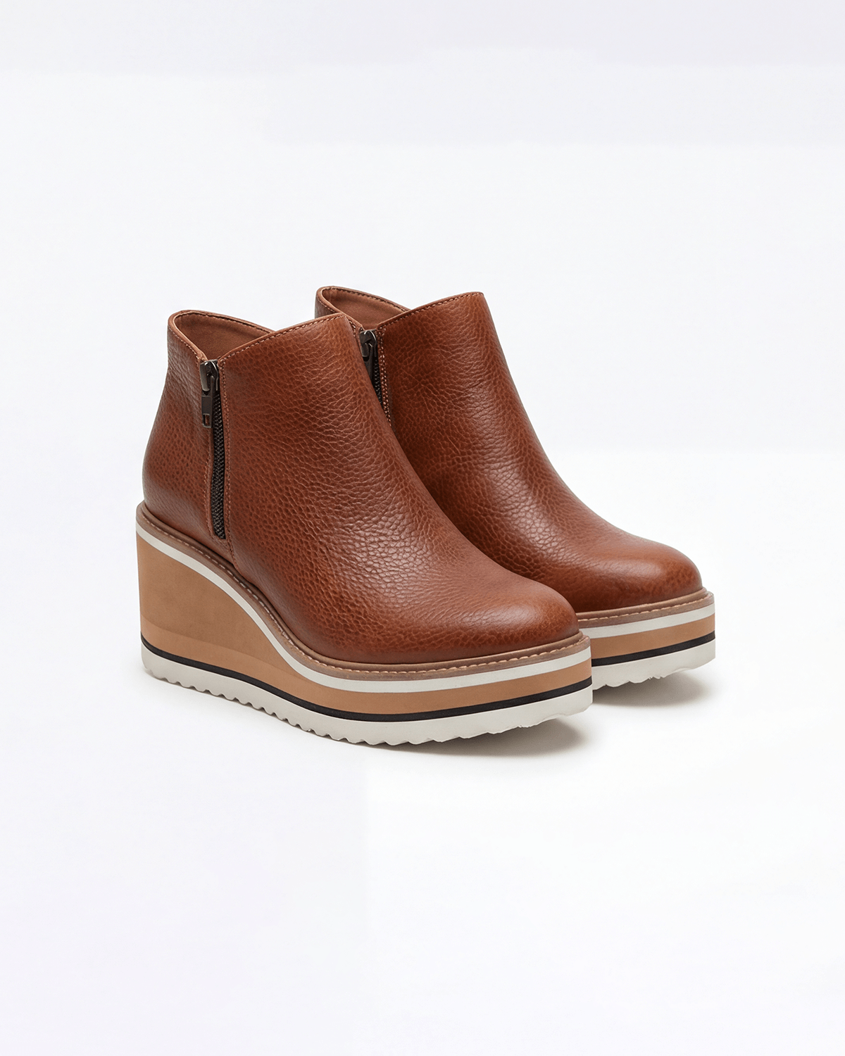 Women’s Side-Zip Platform Ankle Boots