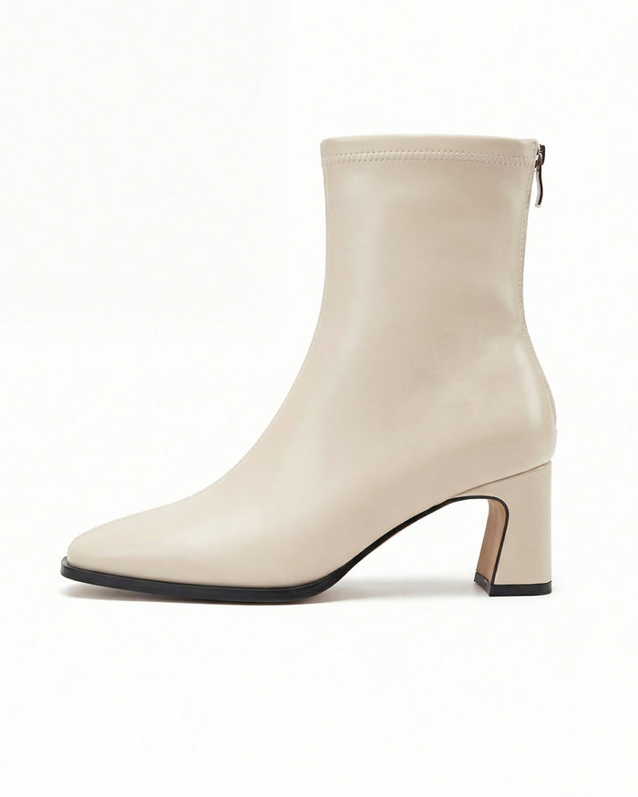 Women’s Square-Toe Block Heel Ankle Boots