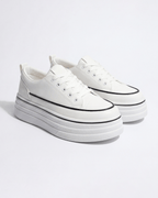 Women’s Platform Low-Top Lace-Up Sneakers