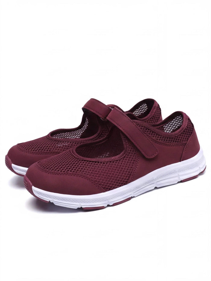 Women’s Mesh Mary Jane Strap Walking Shoes
