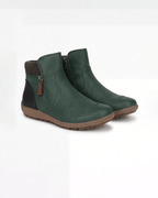 Women’s Knit-Cuff Side-Zip Ankle Boots