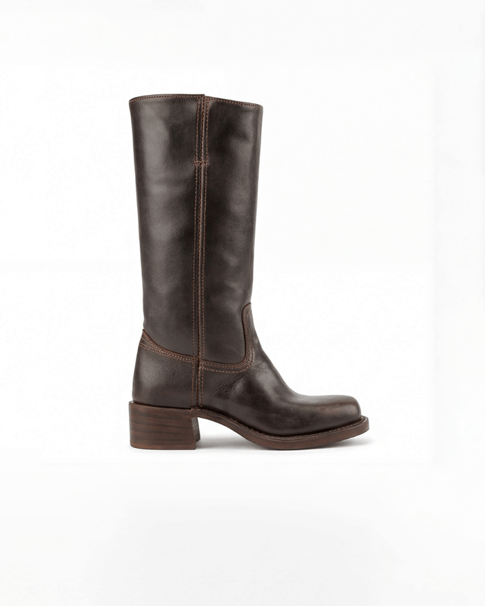 Women’s Knee-High Boots with Block Heel