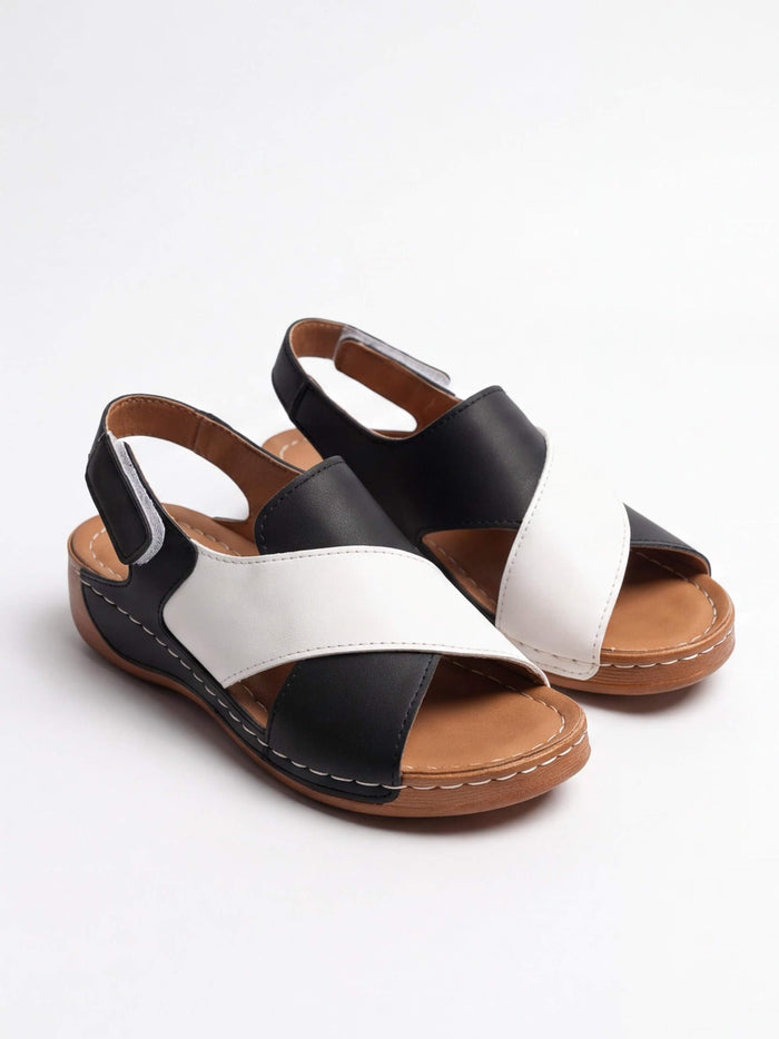 Women’s Cross-Strap Wedge Platform Sandals