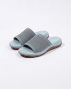 Women’s Knit Slide Sandals with Cushion Sole