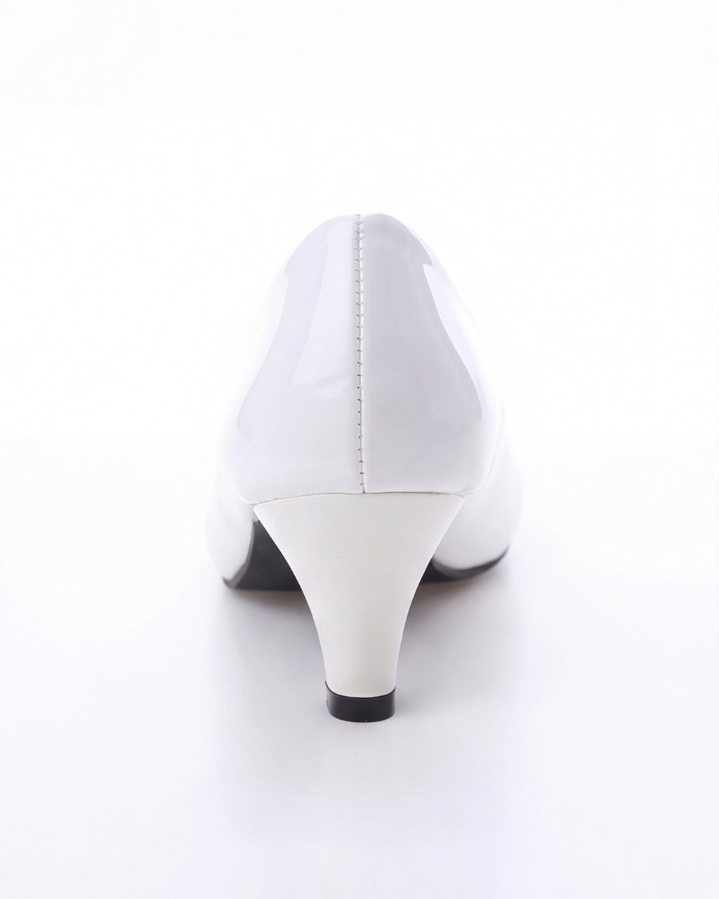 Women’s White Kitten Heel Pumps