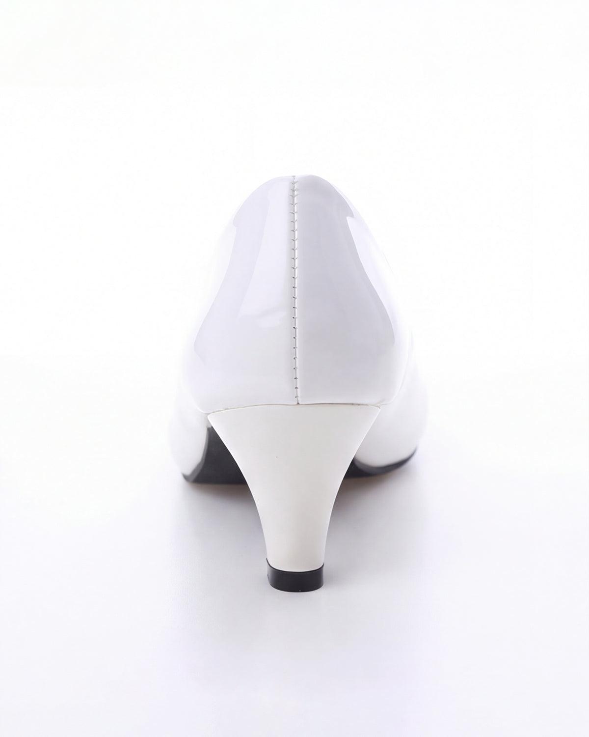 Women’s White Kitten Heel Pumps