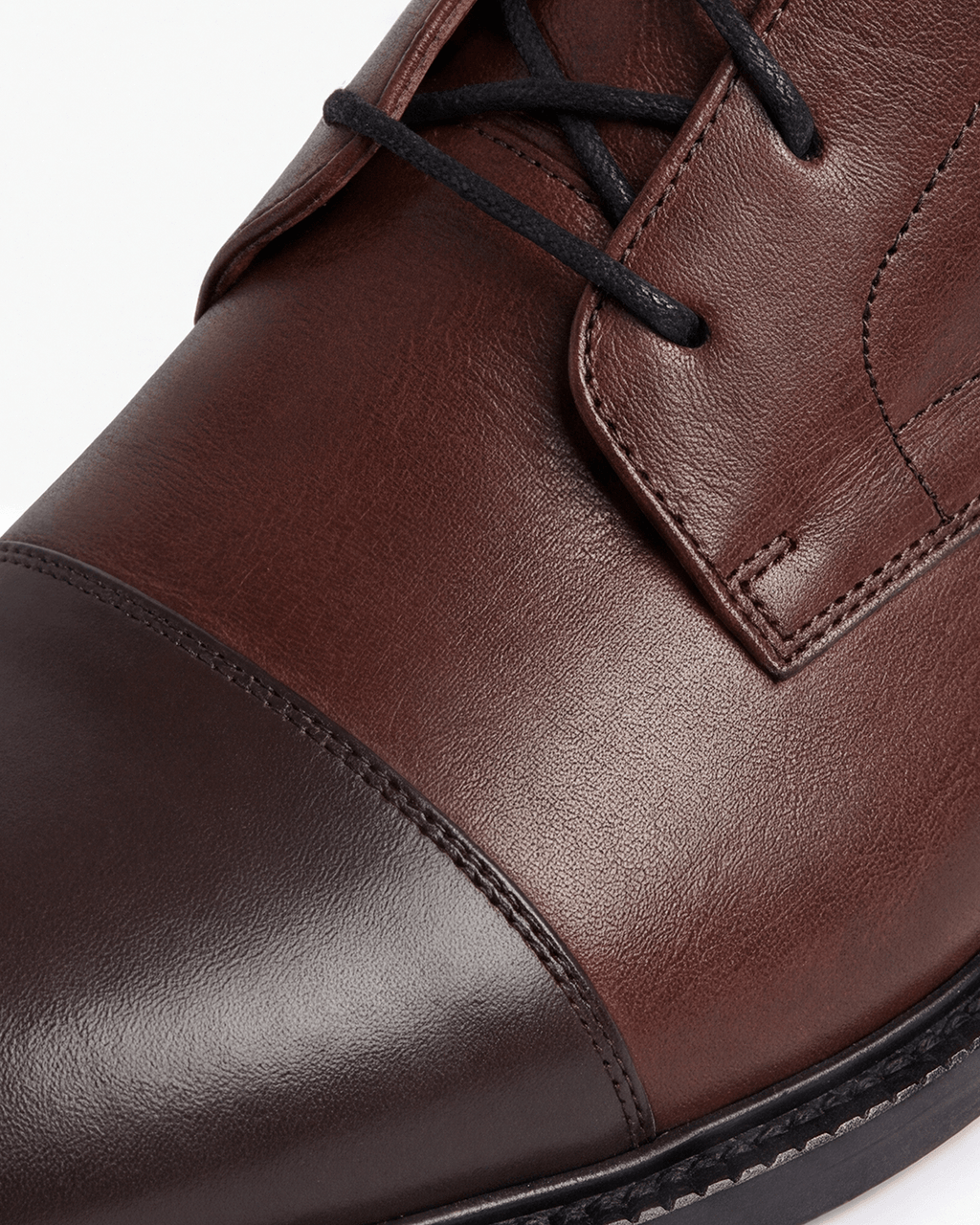 Women’s Lace-Up Cap-Toe Ankle Boots