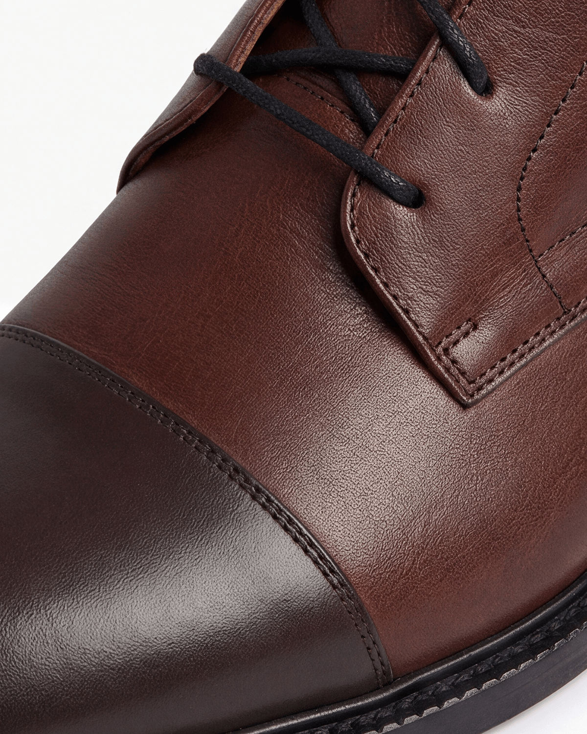 Women’s Lace-Up Cap-Toe Ankle Boots