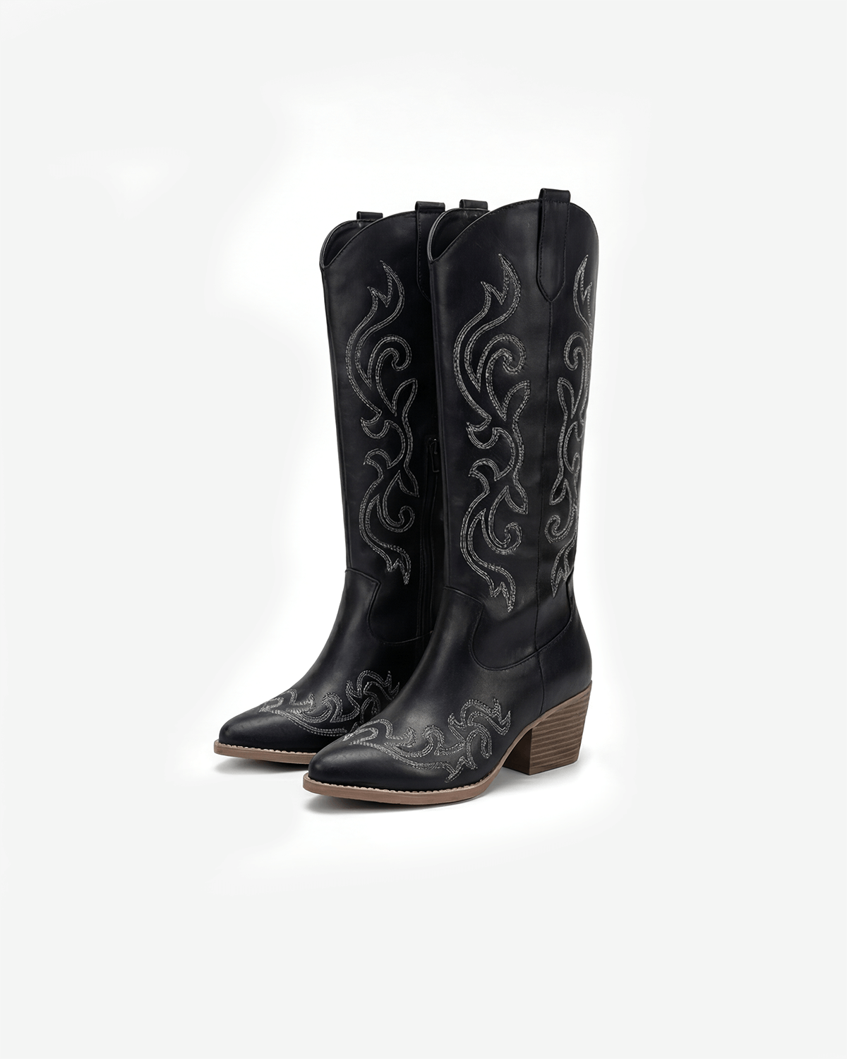 Women’s Western Stitch Knee-High Heeled Boots