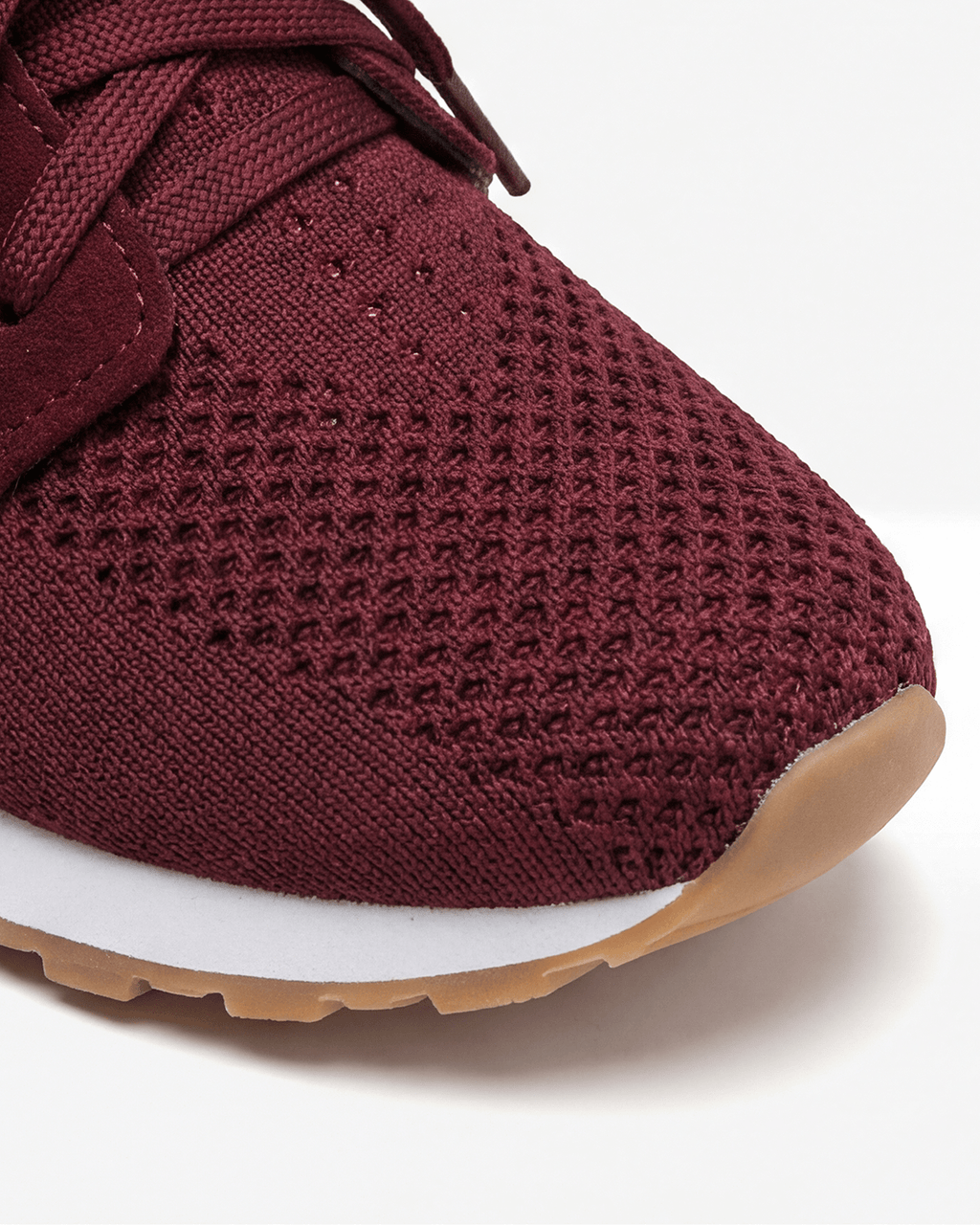 Women’s Knit Lace-Up Casual Sneakers