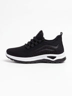 Women’s Knit Lace-Up Low-Top Sneakers