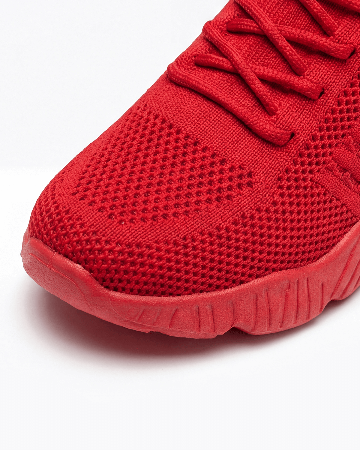 Women’s Knit Lace-Up Running-Style Sneakers