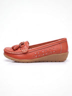 Women’s Perforated Tassel Comfort Loafers