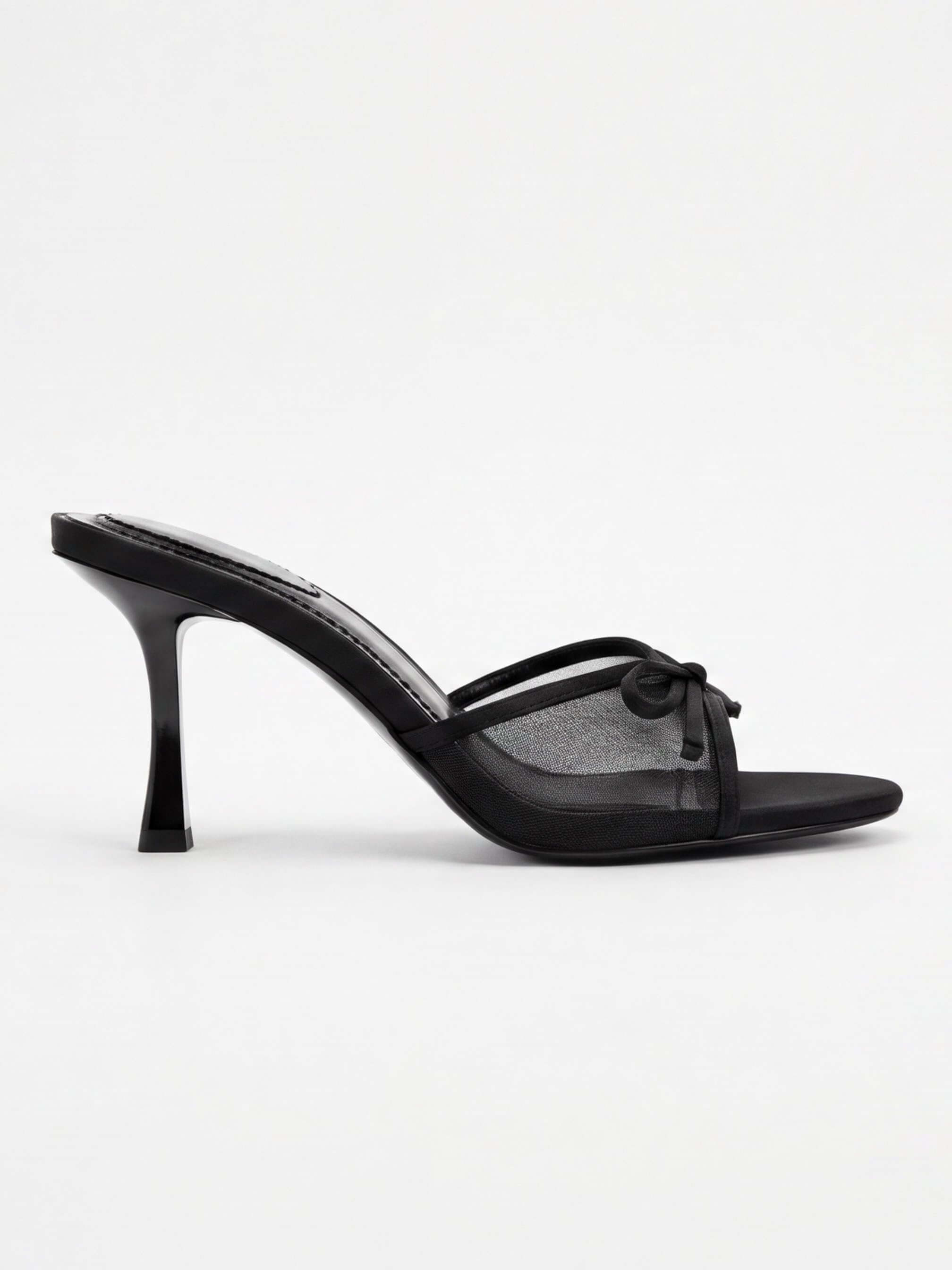 Women’s Bow-Detail Heeled Mule Sandals