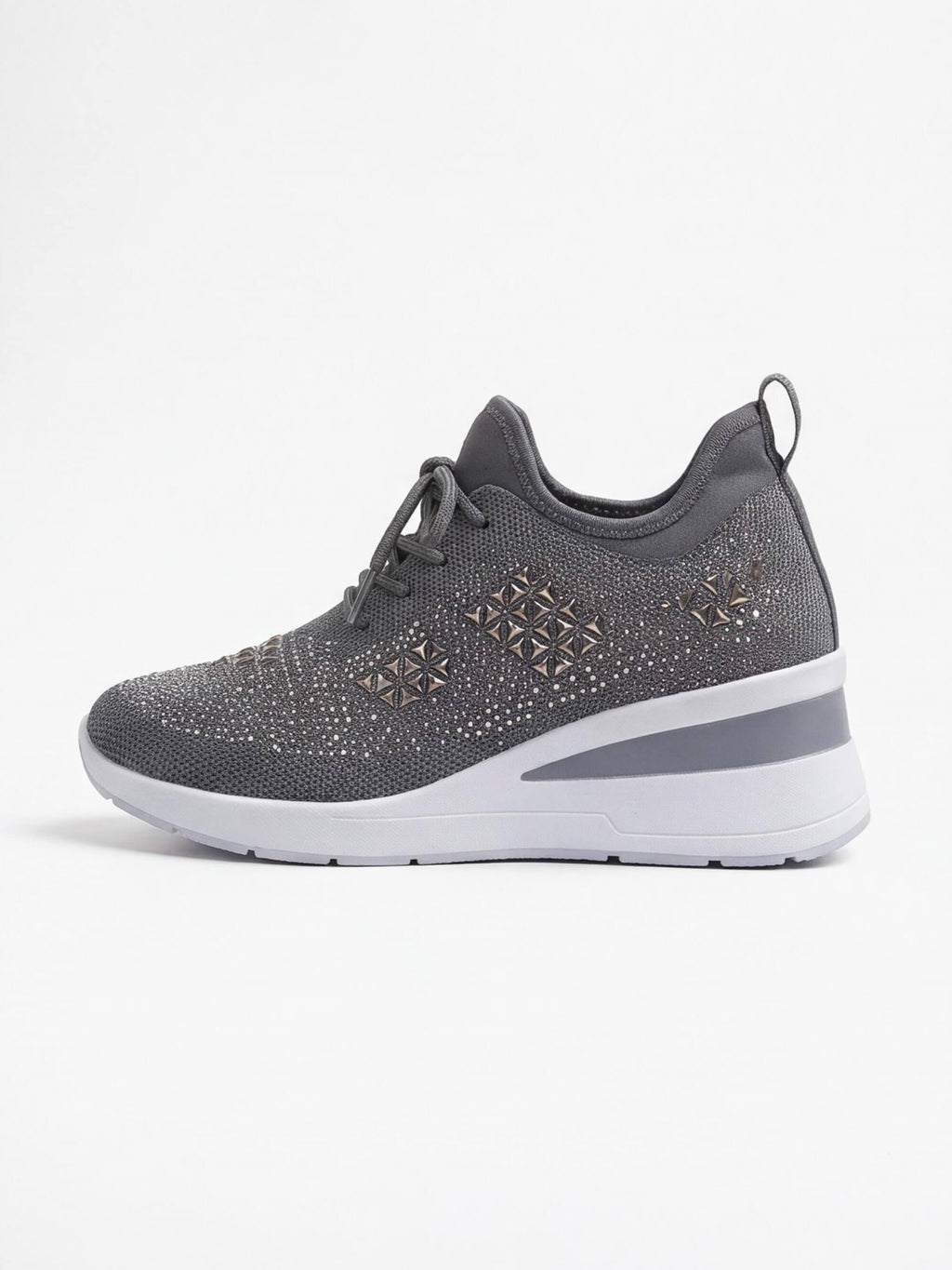 Women’s Embellished Knit Wedge Sneakers