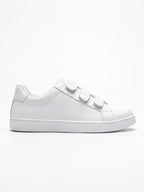 Women’s Triple-Strap Low-Top Casual Sneakers