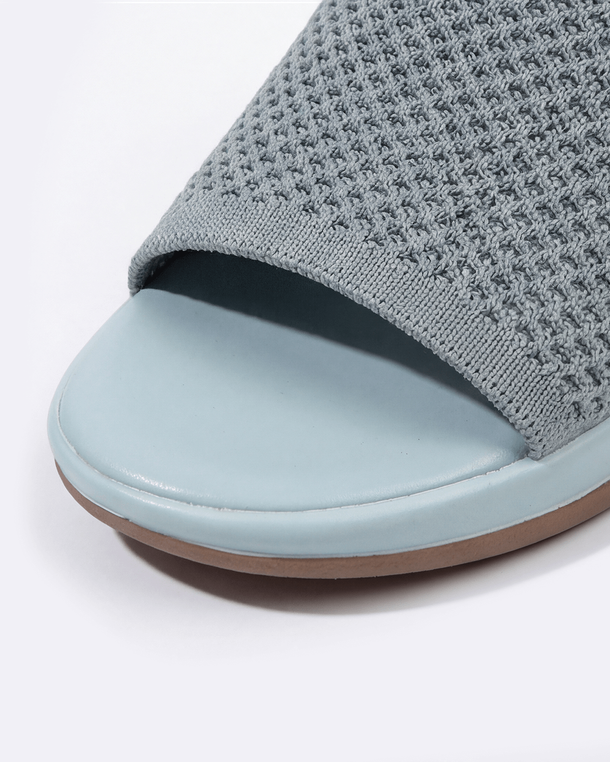 Women’s Knit Slide Sandals with Cushion Sole