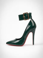 Women’s Buckle-Strap Pointed Stiletto Heels