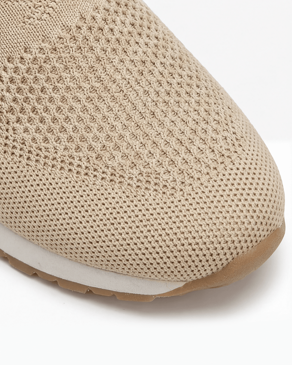 Women’s Knit Slip-On Casual Sneakers with Gum Sole