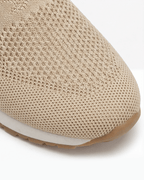 Women’s Knit Slip-On Casual Sneakers with Gum Sole