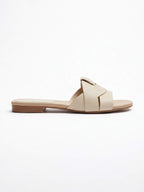 Women’s Woven-Knot Flat Slingback Sandals