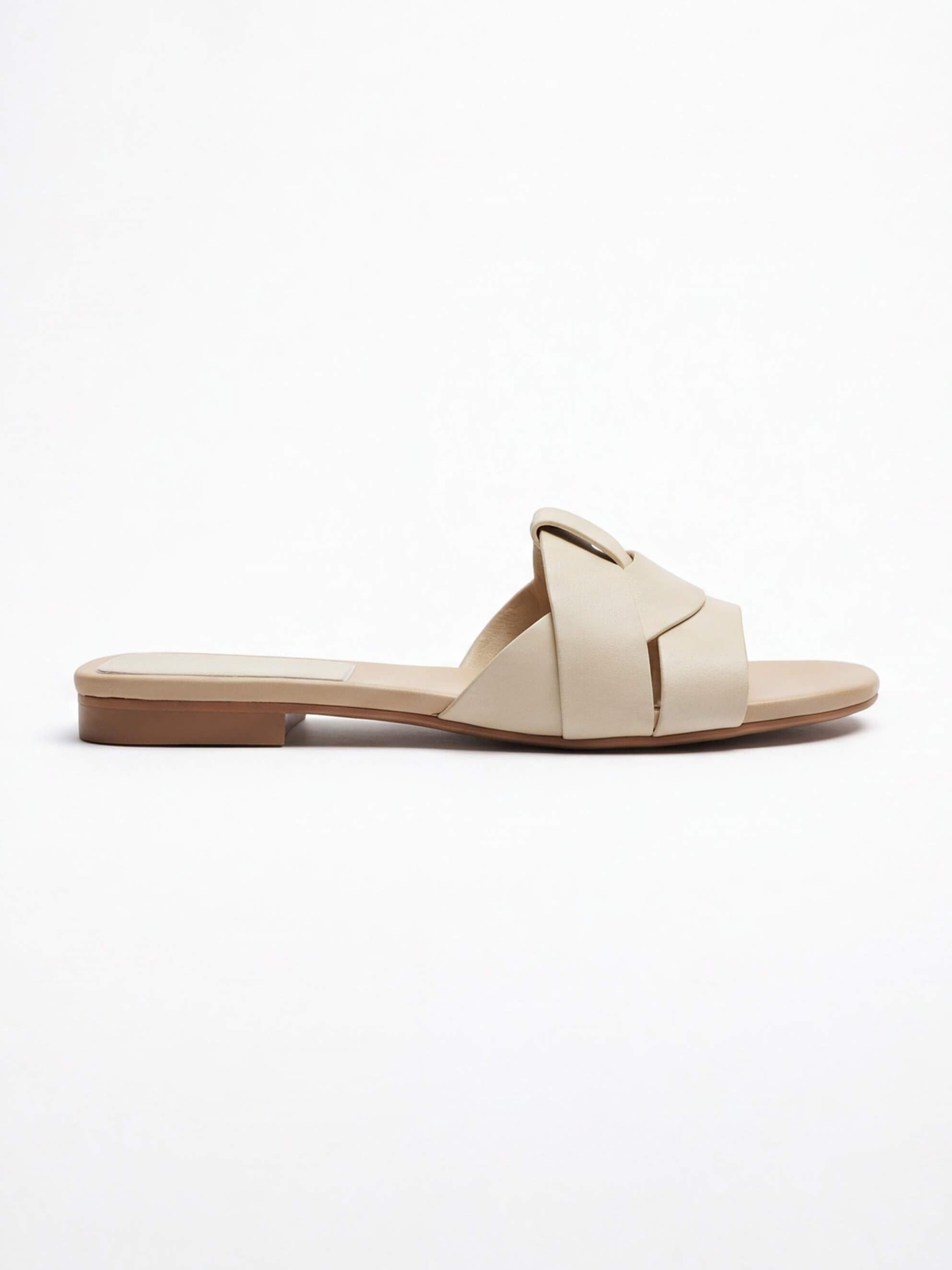 Women’s Woven-Knot Flat Slingback Sandals