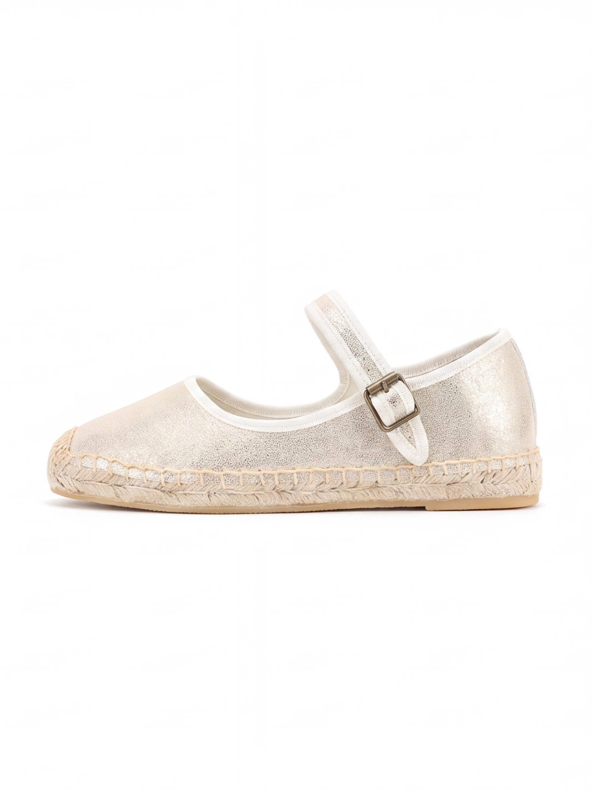 Women’s Espadrille-Inspired Mary Jane Flats