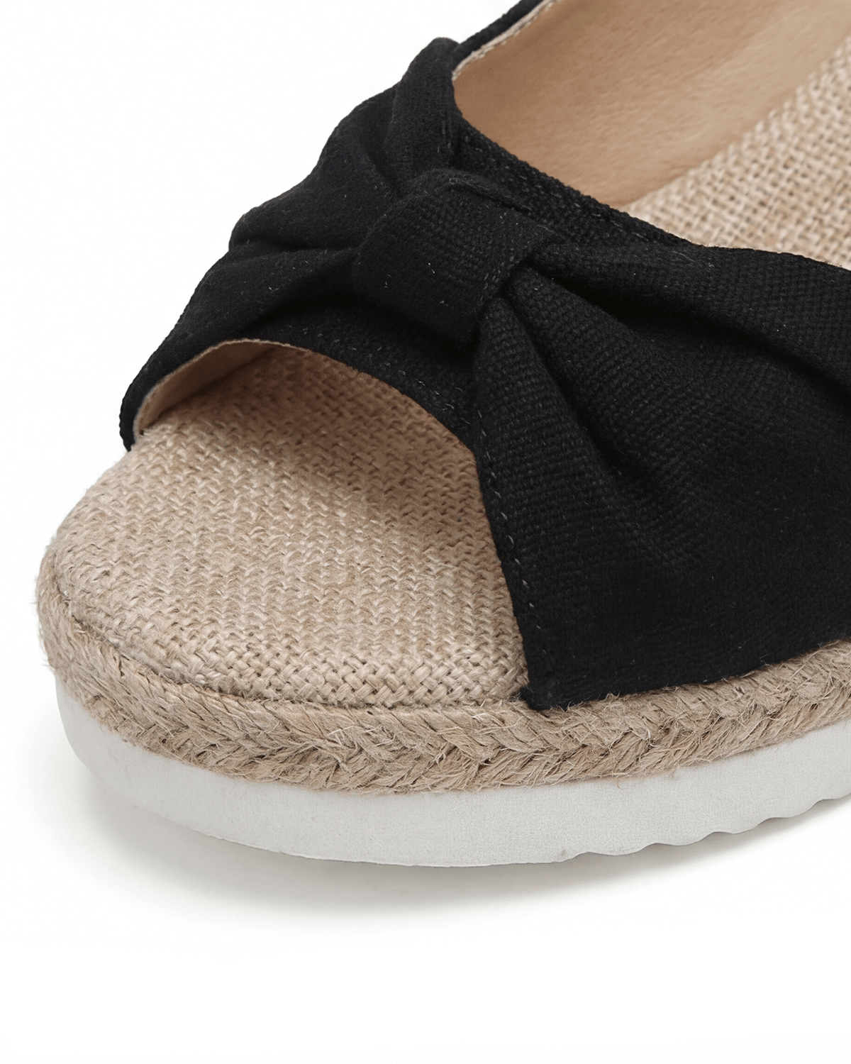 Women’s Knotted Slingback Platform Wedge Sandals