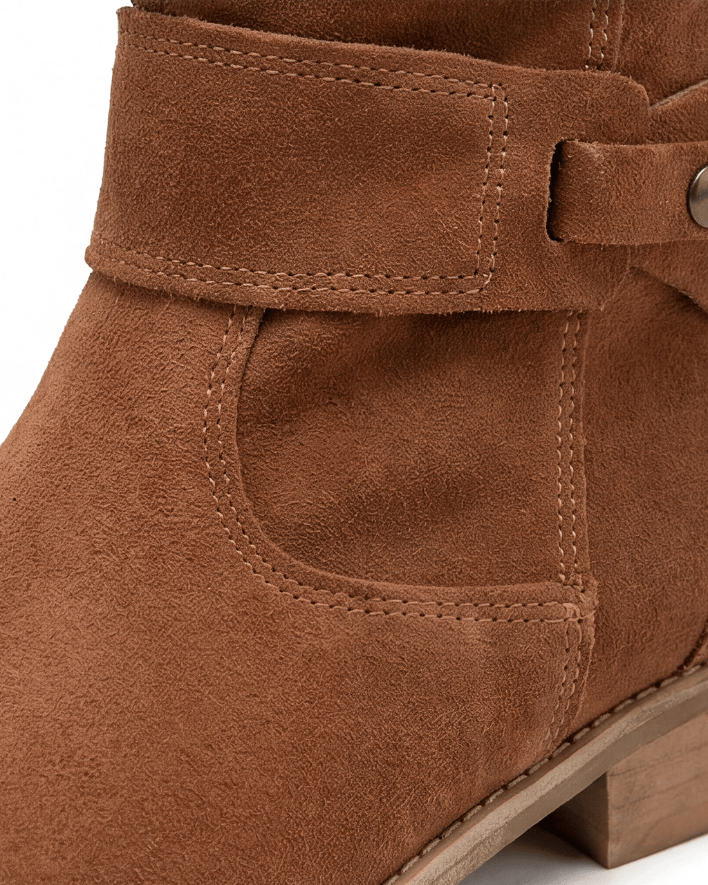 Women’s Slouch Buckle Strap Mid-Calf Boots